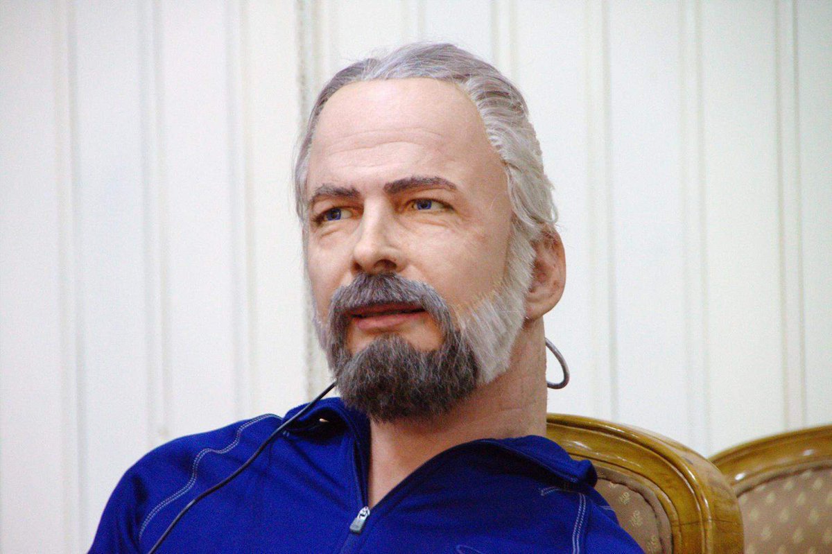 hansonrobotics's tweet image. By resurrecting @PhilipKDickAuthor as an android, we seek to realize genius-level AI with compassion and creativity...While we have a long way to go, even the early versions of the robot have made strong leaps forward towards this goal. #PhilipKDick #AI #HansonRobotics #Robotics