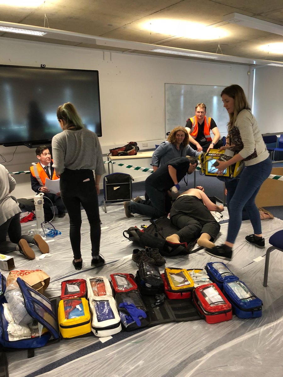 BSMS Emergency Medicine Society (@bsmsemsoc) on Twitter photo Some of our delegates getting stuck into <a href="/SECAmb_CCP/">SECAmb CCP</a> Mark Durham's urban mass casualty simulation - a meth lab has exploded in an urban area, and delegates are tasked with triaging and managing patients #BSMSTC Some of our delegates getting stuck into <a href="/SECAmb_CCP/">SECAmb CCP</a> Mark Durham's urban mass casualty simulation - a meth lab has exploded in an urban area, and delegates are tasked with triaging and managing patients #BSMSTC