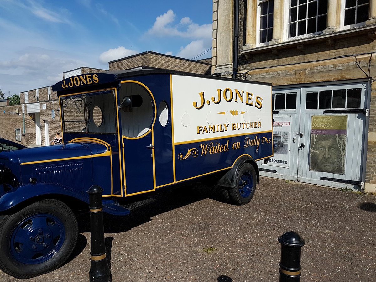 Fancy a visit to <a href="/DAThetford/">Dad's Army Museum</a> if you do  you will see Jones’s van <a href="/TandBTimes/">Thetford and Brandon Times</a> <a href="/EDP24/">Eastern Daily Press</a> <a href="/HeartAngliaNews/">East Anglia News</a> <a href="/BBCTwo/">BBC Two</a>