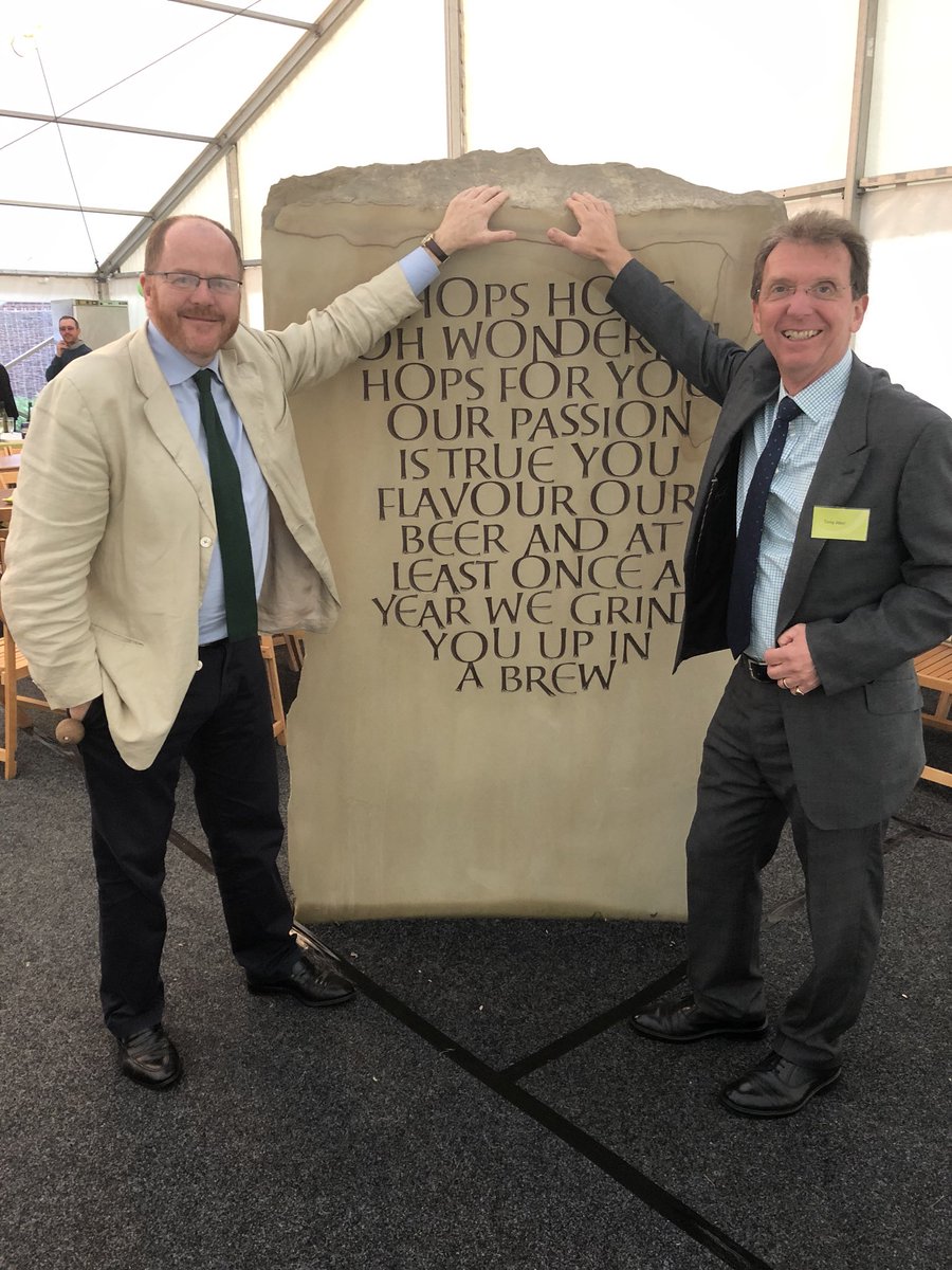 MPGeorgeFreeman's tweet photo. And I found an improvement on the #EdStone. This is the #HopStone - the public art piece commissioned by @AbelHomes (each time they open a new site - in this case #TheHops in #Hingham). We need more businesses like this supporting local community, art, sport & culture @NorfolkWay https://t.co/NxhWn85HBx