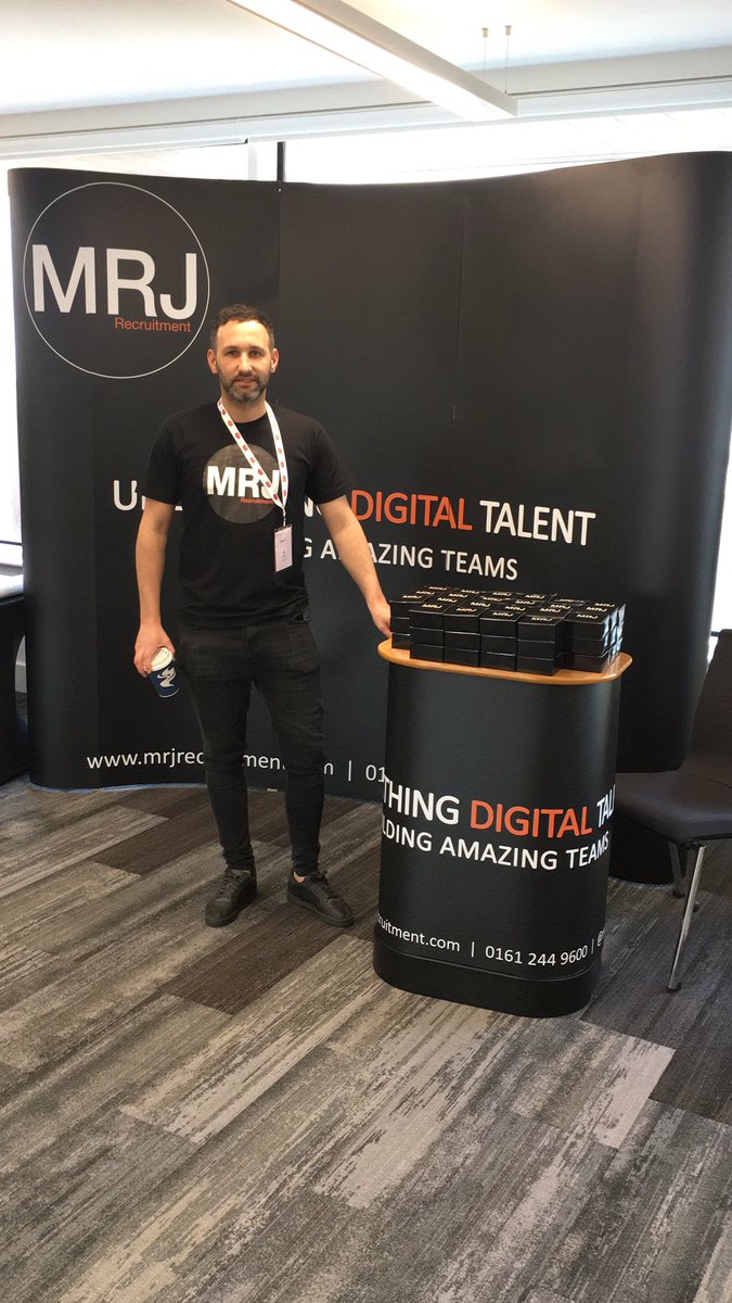 mrjrec's tweet photo. Set up ready for @MeasureCampMCR come say hello! https://t.co/fx1YVheodk