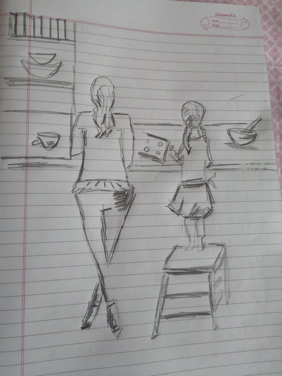 geetztandon's tweet image. #SamsungRefrigerator my little memories blow my mind when it cms to #MomsLoveNonStop  kyuki.. I use to spend max time WD my mom in kitchen after my school. It was fun fr me to help her in kitchen..my sketch VL prove hw njyable it cd be❤️