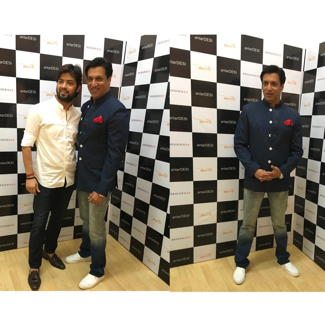 DesignMeeIN's tweet photo. Look who just came in for our store launch! The national award-winning director @imbhandarkar ! Thank you for all the love and support always. It's a pleasure designing for you Sir! #storeopening #madhurbhandarkar #Bollywood https://t.co/t20Pa0452N
