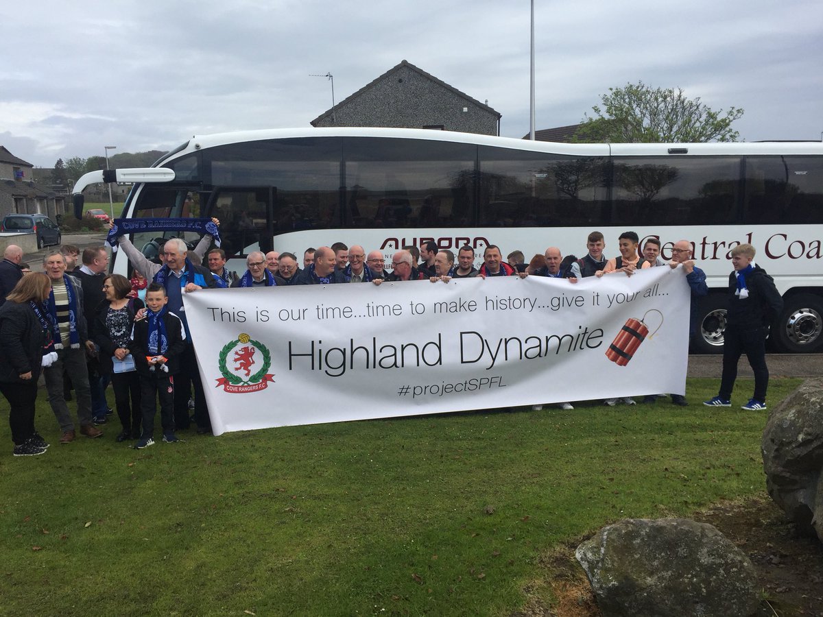 CoveRangersFC's tweet photo. The banner says it all #projectSPFL https://t.co/53sVaFYBlR