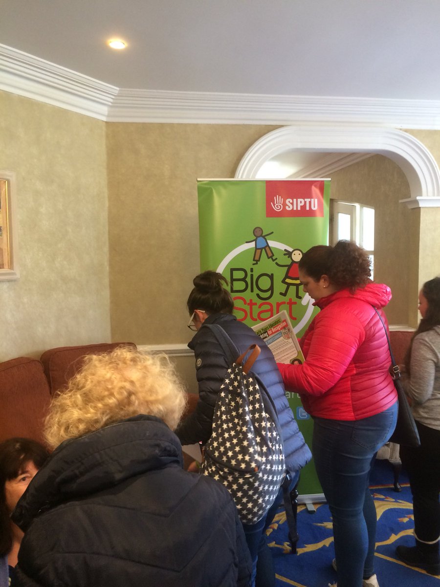 EarlyYearsUnion's tweet photo. Great to be at the @CCC_Wicklow Professionals Day and talk to Early Years Educators about Big Start Campaign #joinbigstart https://t.co/9KxKmwHpGZ