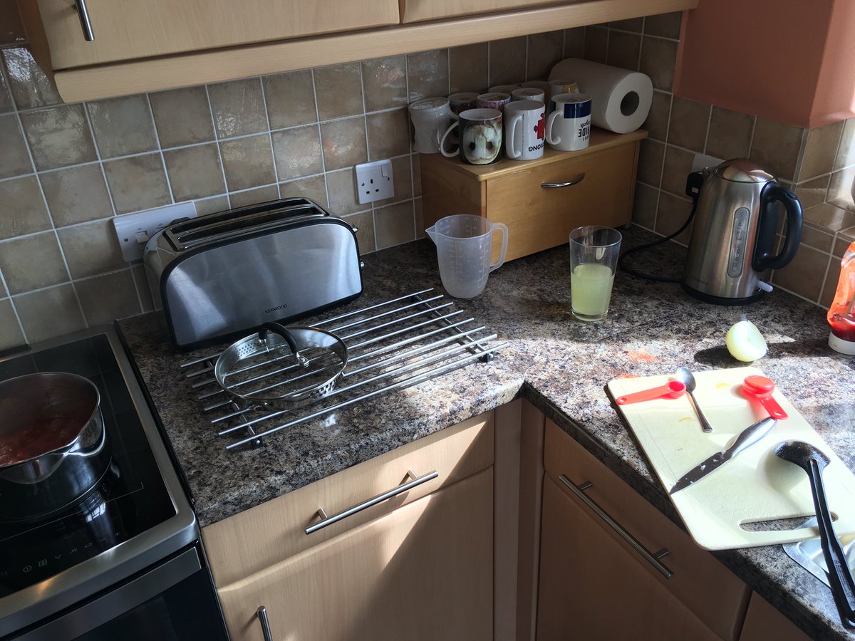 MissLParr's tweet image. Getting ready for Eurovision tonight! #Europeancooking #currywurst