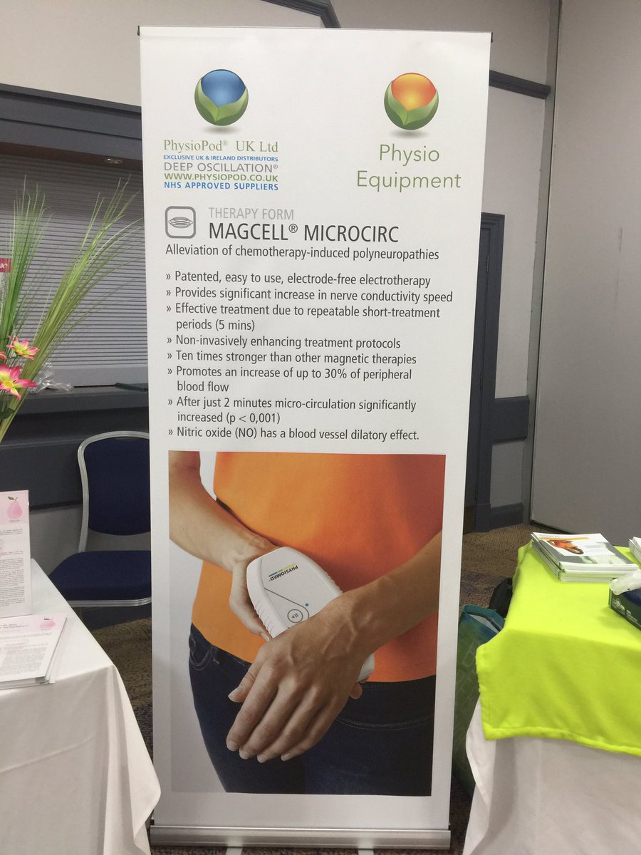 physiopodukltd's tweet photo. Learn about our new product Magcell Microcirc for chemotherapy induced peripheral neuropathy #MLDCONF18 https://t.co/0rG5PCXWvG