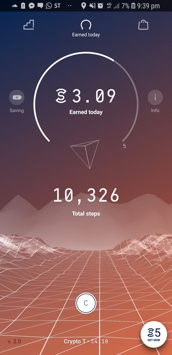 bitcoin walking app