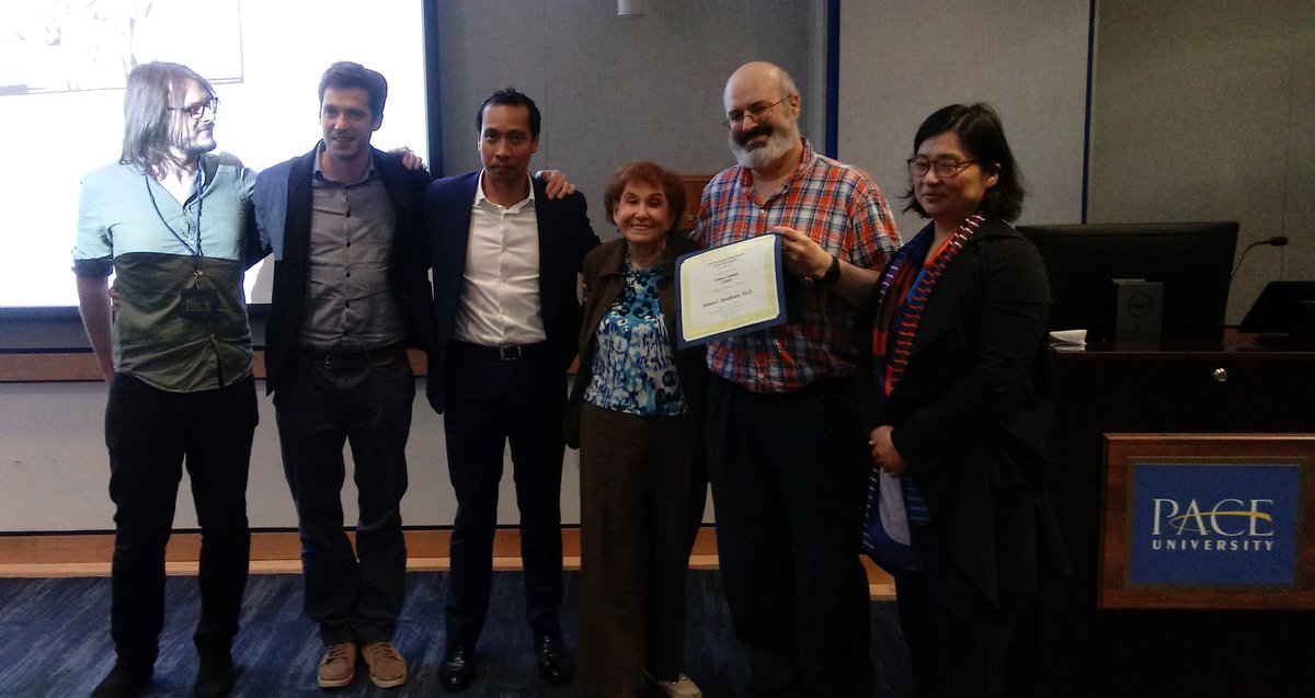 Fantastic conference yesterday with <a href="/JamesKaufman/">James C. Kaufman</a> at <a href="/PaceUniversity/">Pace University</a>. Lots of new ideas to explore more in-depth! #creativityscholars #creativecollab