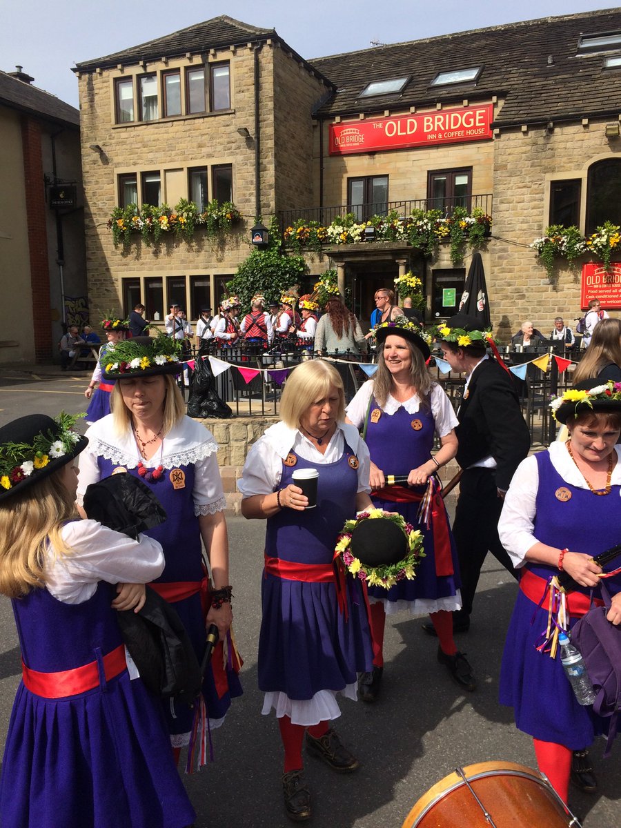 About to start dancing <a href="/Holmfirthfof/">Festival of Folk</a> !!