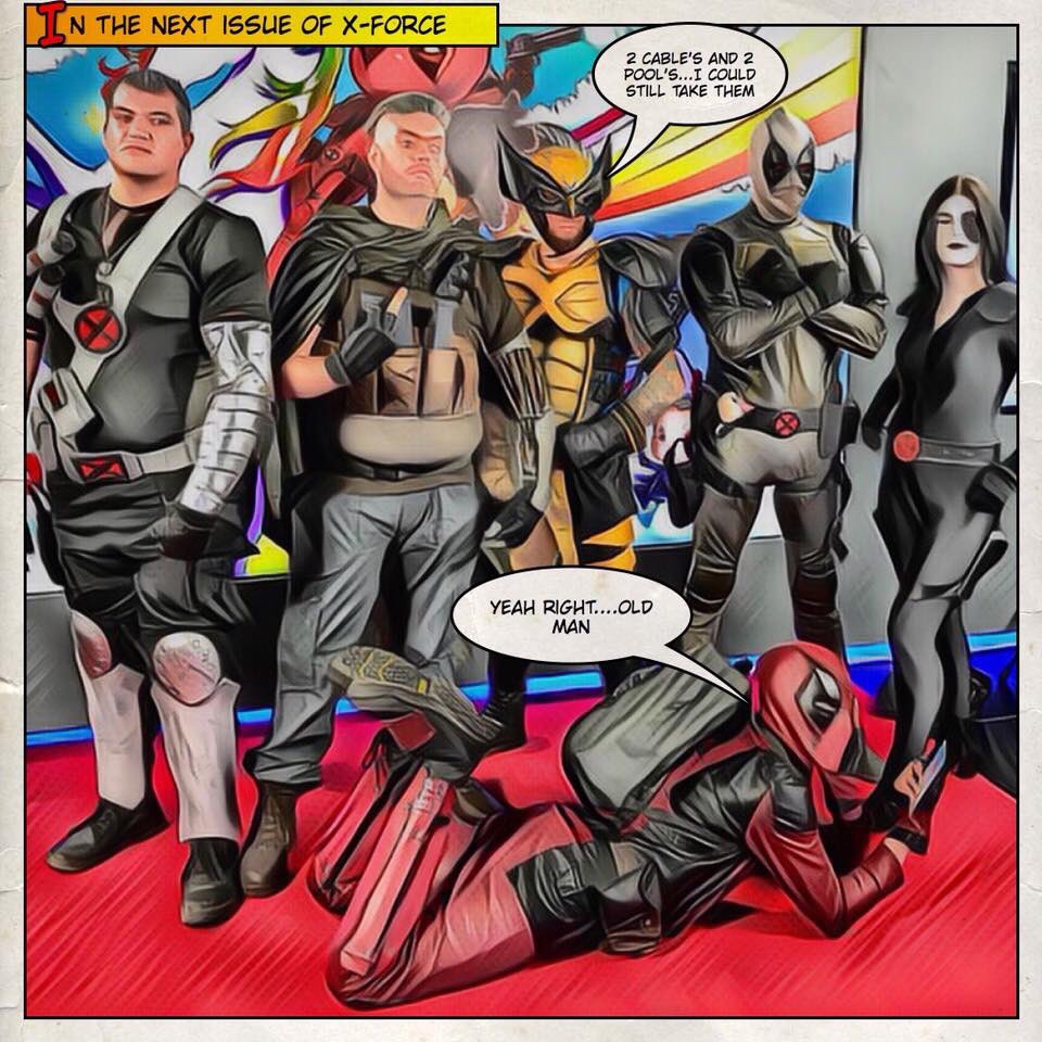 WolverSteve's tweet photo. Absolutely love #Deadpool2! #NotComingAlone Go in force! #Xmen #Xforce #Wolverine #Cable #Domino and of course... #Deadpool @deadpoolmovie @DeadpoolMovieUK Can’t wait to see it again! https://t.co/OmMnkeUTwb