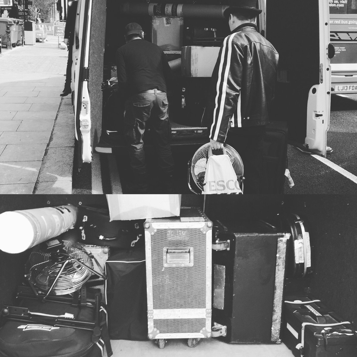 OctoberBurnsB's tweet photo. #LifeOnTheRoad with OBB #ItsAHardKnockLife #OnTour #OnTheRoad #GothsOnTour #LoadIn #LoadOut #Goth #GothRock #GothicRock #Camden to #Nottingham #Drums #Bass #Guitars #Amps #Merchandise #BandMerchandise #TourVan #GothTour https://t.co/x853I2Chx9