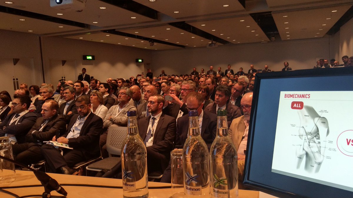 Our symposium on the anterolateral ligament (#ALL) at the 18th @ESSKA_Congress delivered outstanding lectures by world-class faculty. Things are moving forward in #acl surgery!