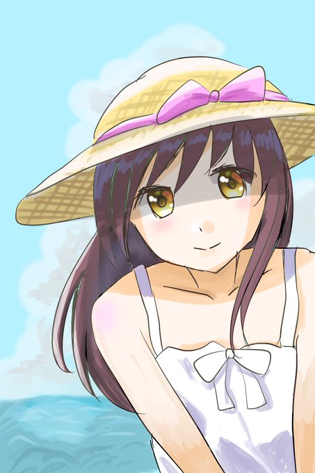 帽子の女のtwitterイラスト検索結果 古い順