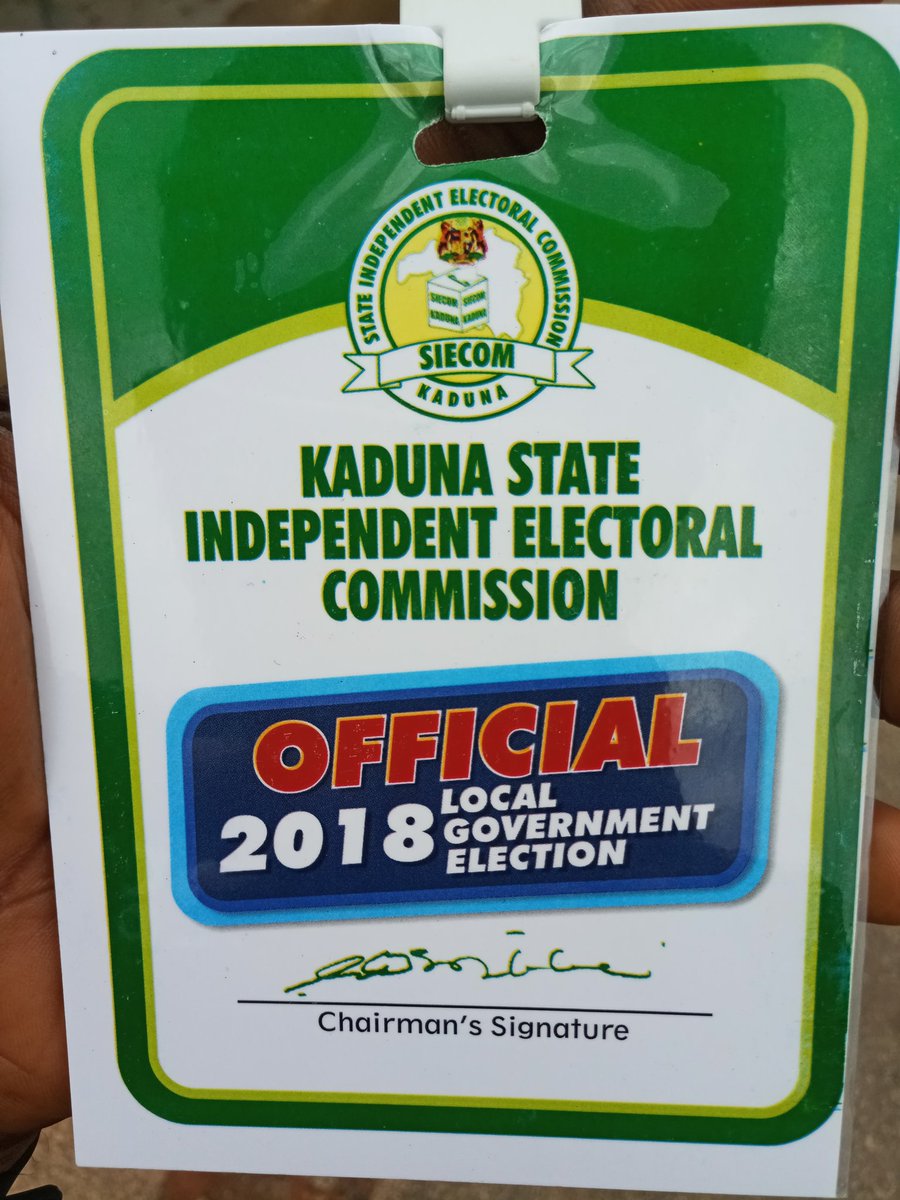 TechpointAfrica's tweet photo. Techpoint is live at the Kaduna State local government elections. 
Electronic voting machines (EVMs) will be used in this election for the first time in Nigeria and second in Africa. https://t.co/UBRWTy1akV