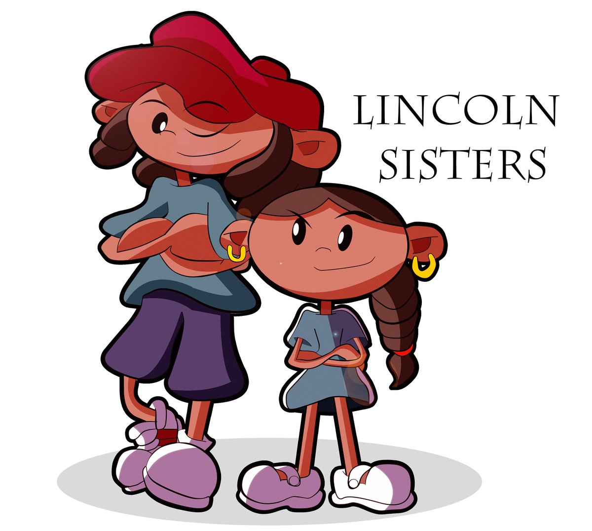 最近描いてるうちにそのキャラ達がTLで急に話題になってたりしてて、妙にKNDクラスタさんと通じ合ってる気がしてならん(昨日から描いてましたw)というわけでリンカーン姉妹です。この姉妹はカワイイというよりイケメンよね・・
＃KNDハチャメチャ大作戦
＃kidsnextdoor 
#ナンバー5