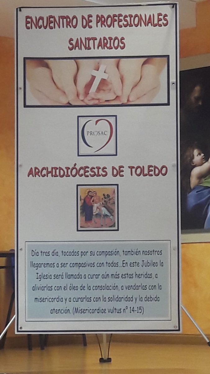 architoledo's tweet photo. Se está celebrando el encuentro de Profesionales Sanitarios Cristianos #PROSAC , en la Parroquia @SanJuanCruzTo de #Toledo, organizado por el Secretariado de #PastoralSalud de #ArchiToledo https://t.co/R3tJA9tAB6