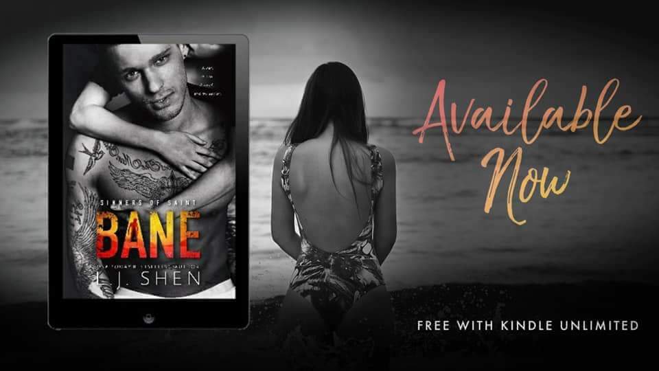 JAM11463's tweet photo. ICYMI:
BANE by @lj_shen is #FREE with #KindleUnlimited and on a limited time release sale!
The release party is TODAY! You don't want to miss it! ➡ https://t.co/zBX4vIOzRE
AmazUS➜ https://t.co/WYioNqzAP8
AmazUK➜ https://t.co/gOzbmAvdgL
#BANE #Savage #FinalSinner #LJShen https://t.co/LLsW3Ta80L