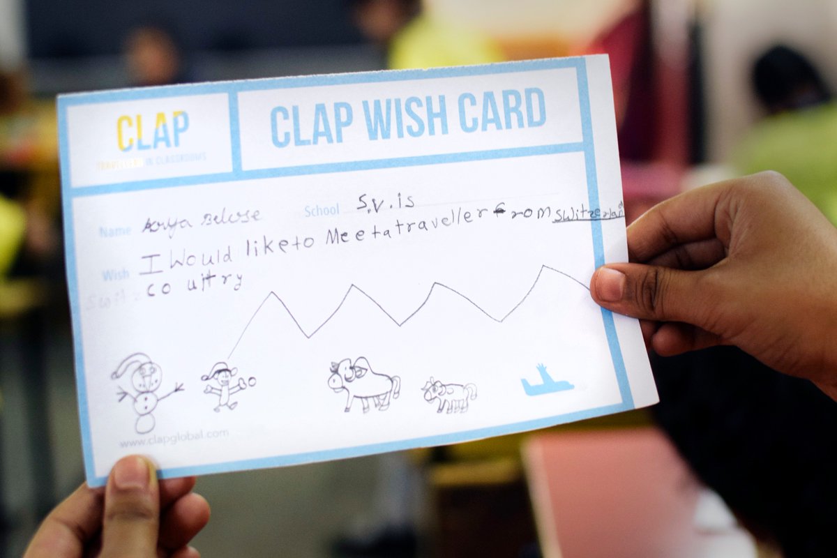 clapglobal's tweet photo. #Travellers and #expats in #India from #Switzerland, students in #Mumbai are wishing to meet you and learn about you and your country (your country’s #environment in particular!)
Sign up here - https://t.co/XET65QeF5V

#ClapTalks #ClapGlobal #WishList #TravellersInClassrooms https://t.co/zu0R58HU4Y