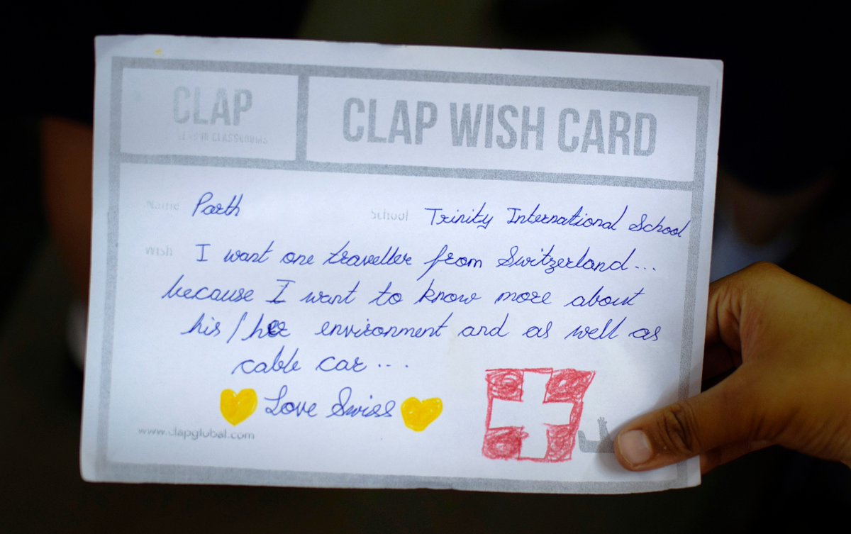 clapglobal's tweet photo. #Travellers and #expats in #India from #Switzerland, students in #Mumbai are wishing to meet you and learn about you and your country (your country’s #environment in particular!)
Sign up here - https://t.co/XET65QeF5V

#ClapTalks #ClapGlobal #WishList #TravellersInClassrooms https://t.co/zu0R58HU4Y