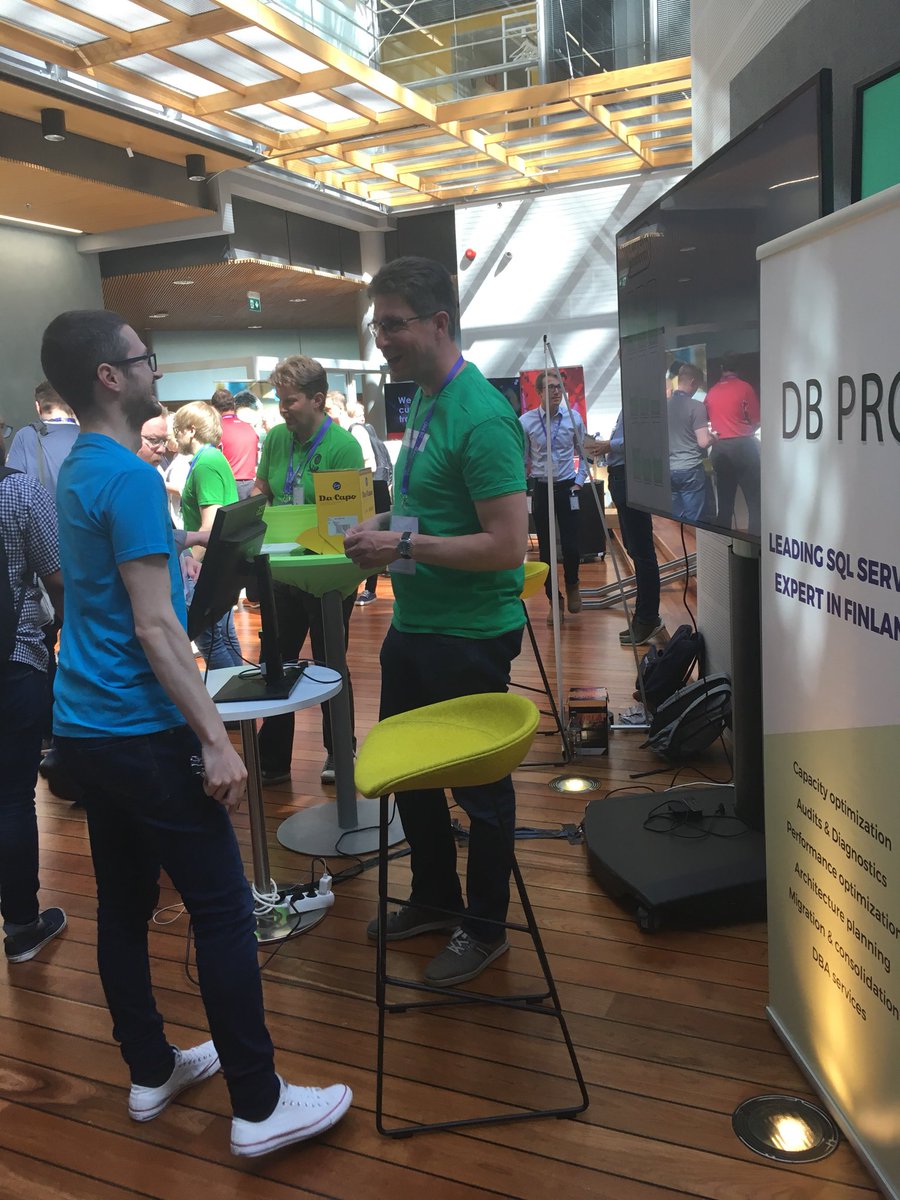 SQLgovernor's tweet photo. Remember to visit #SQLgovernor booth and return your raffle tickets, for a chance to win a Bluetooth speaker! ๐ #SQLSatFinland https://t.co/YoiNkYSHE2