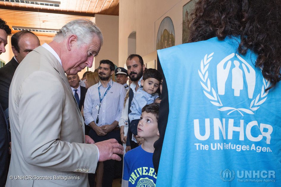 Following visit to <a href="/refugees/">UNHCR, the UN Refugee Agency</a> programme on Crete, HRH The Prince of Wales of <a href="/RoyalFamily/">The Royal Family</a> said “I am enormously impressed by the work that #UNHCR do in the region to deal with such a difficult situation.” #RoyalVisitGreece