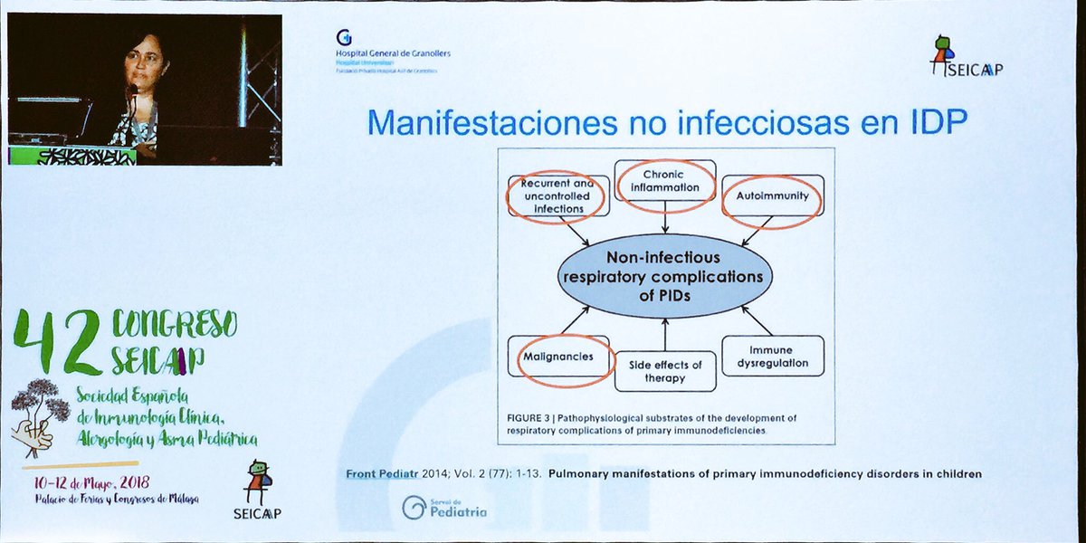 NuriaMartinRuiz's tweet photo. En el último día de congreso se vuelve a recalcar: las inmunodeficiencias no solo se sospechan en infecciones de repetición @SEICAP #SEICAP2018 @aepediatria https://t.co/G8vxbhtrGs
