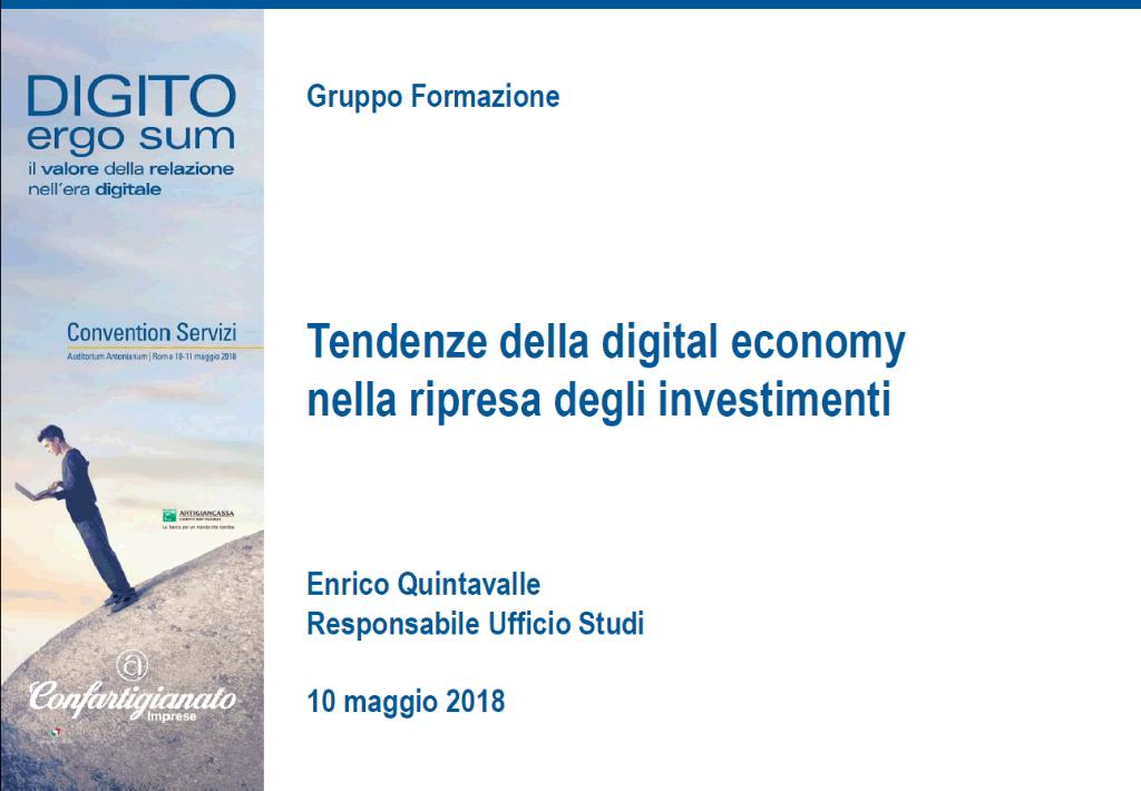 e_quintavalle's tweet photo. On line slides #ufficiostudi a gruppo #formazione; trend #ecommerce #imprese #digitali #investimenti #burocrazia poco #digitale #DigitoErgoSum #confartigianato #Servizi 2018 https://t.co/ulhenwPzEB https://t.co/Xyrpm3Gov6