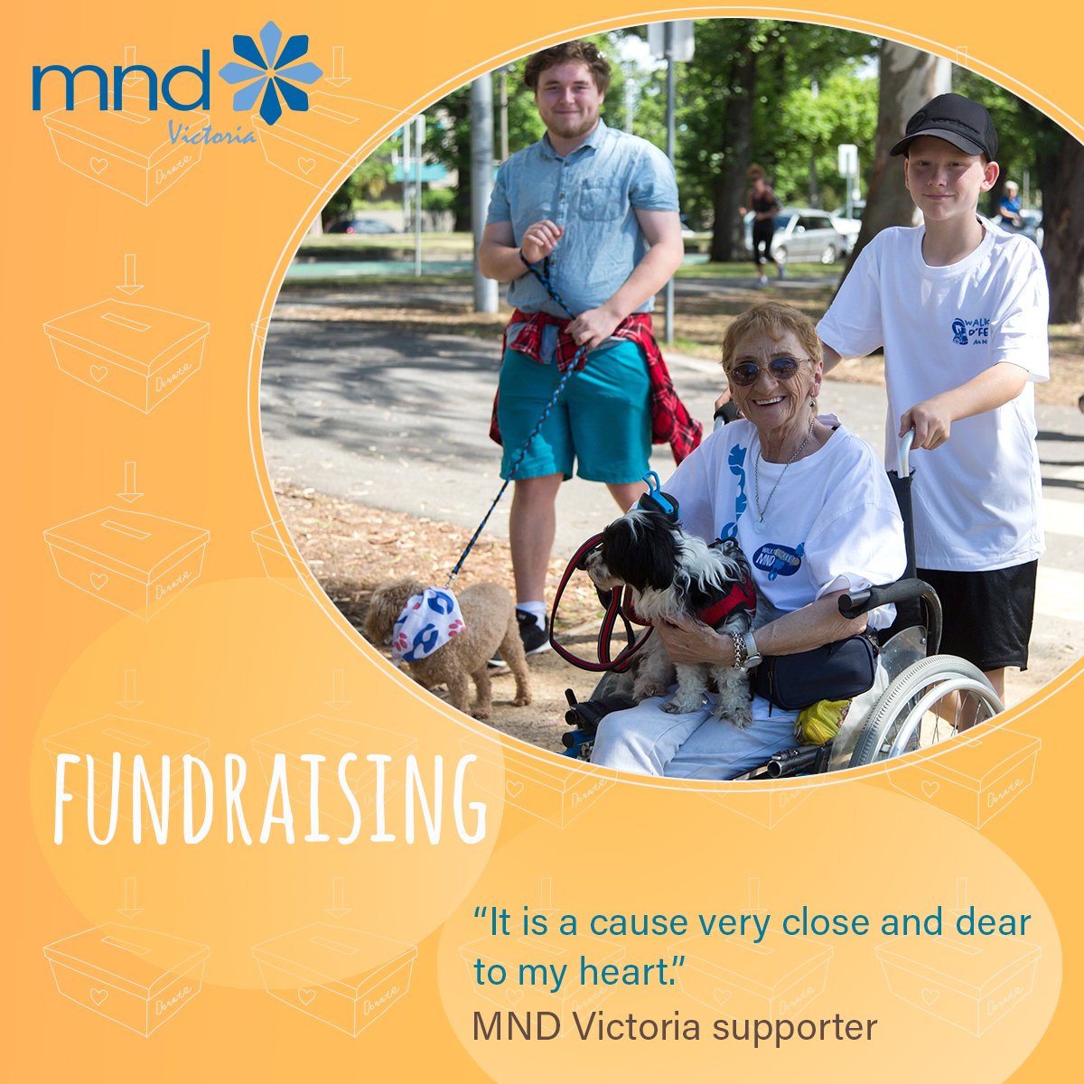 MNDVic's tweet photo. As #MNDweek18 comes to a close, a HUGE thank you to our dedicated and passionate supporters, fundraisers &amp; donors who ensure we provide the BEST possible care and support for people with #MND. Want to join our team of fundraisers? Email: fundraising@mnd.asn.au #ALS #NeverGiveUp https://t.co/risyFzDK2u