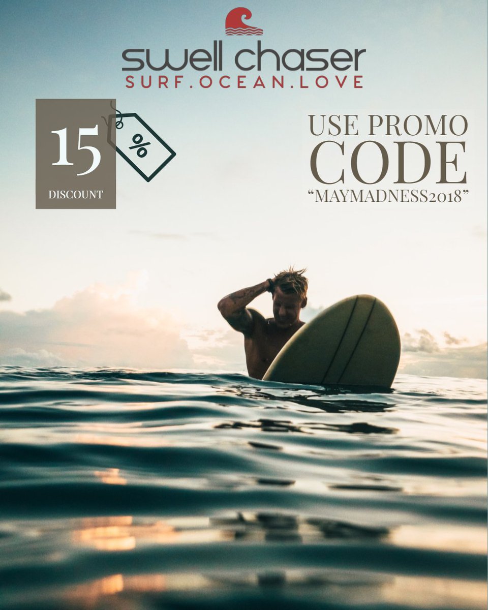 15% off and free worldwide shipping. Use Promo code below. #surfing #aloha #surf #surfergirls #surfshop #swellchasersurfco
