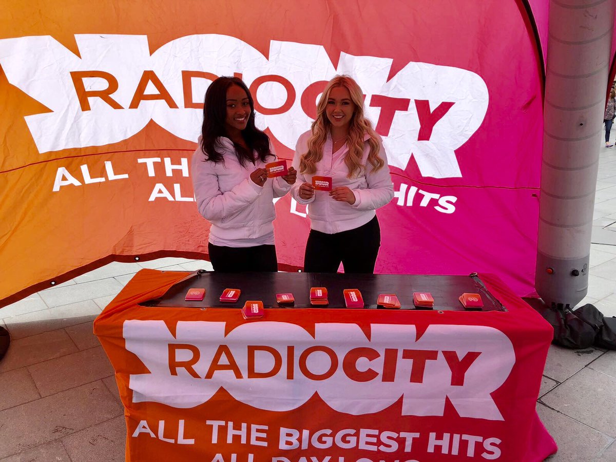 PulseAgencylvpl's tweet photo. If youβre out and about today, be sure to say ππ» to our girls Leah & @bethany_cammack working alongside @RadioCity967 @ThreeUK #bts #liverpool #prmodels #pulseagency #radiocity #threemobile https://t.co/IyfFte8fWJ