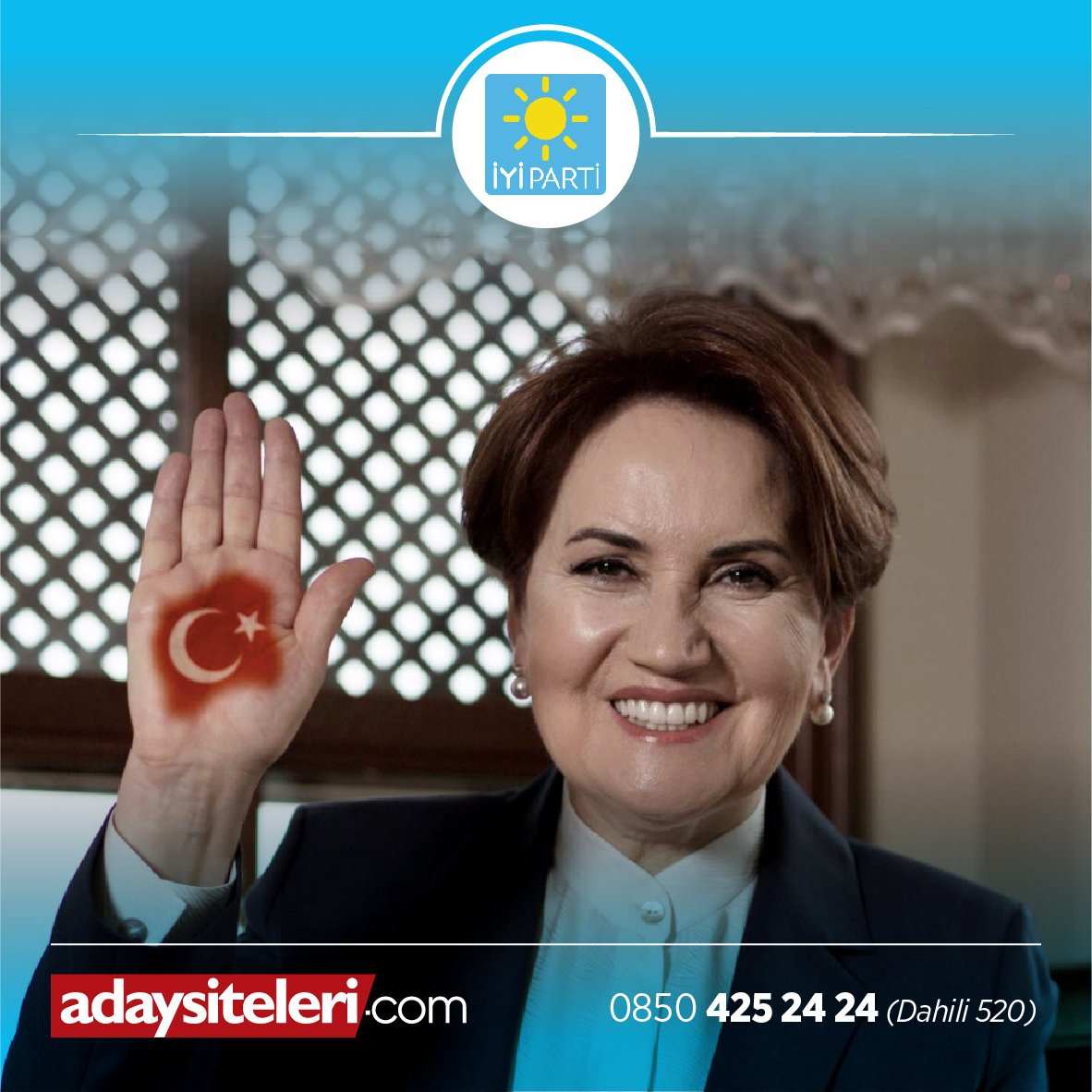 aday_siteleri's tweet photo. İyi Parti Cumhurbaşkanı Adayı
Meral Akşener
#Secim #Secim2018 #24haziransecimleri #24Haziran2018 #cumhurbaskanı #MeralAkşener #Milletvekili #aday #AkParti #CHP #iyiparti #MHP #SaadetPartisi #webtasarim https://t.co/58v9B8D995
