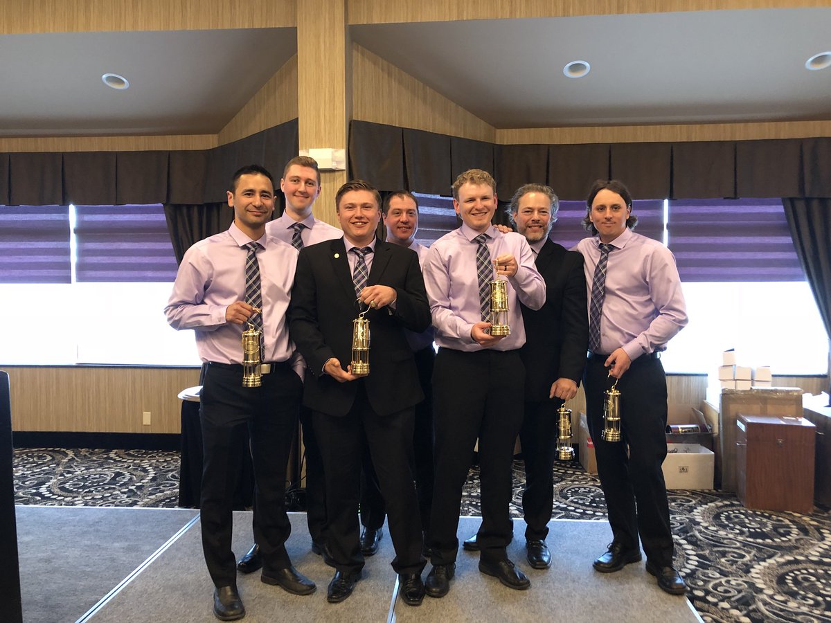 Goldcorp Musselwhite Mine Rescue Team Fry finish second place  at 64th Red Lake District Competition . Great Job