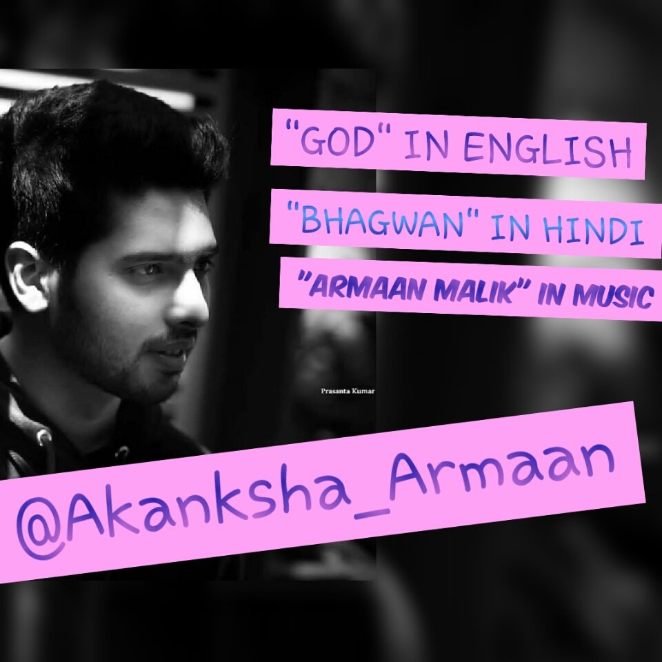 ARMAAN MALIK on Twitter: ARMAAN MALIK on Twitter: