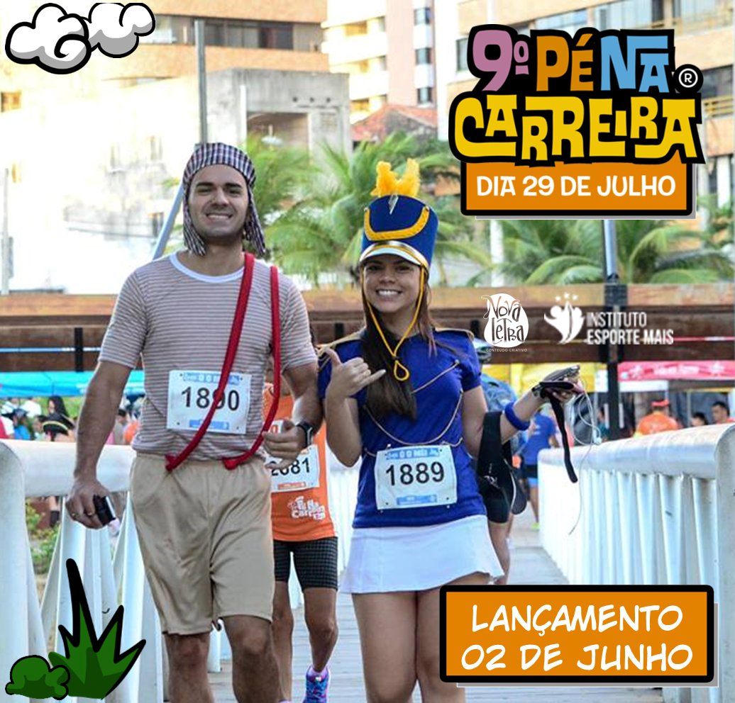 penacarreira's tweet image. PRESTA ATENÇÃO, MEU POVO &amp;gt;&amp;gt;&amp;gt; 9º PÉ NA CARREIRA 
Com o tema oficial "Brincadeiras de rua" o evento esportivo mais irreverente do Brasil vem valendo. #ÓoMêi Realização @NovaLetraCe e #IEMAIS #BomDia