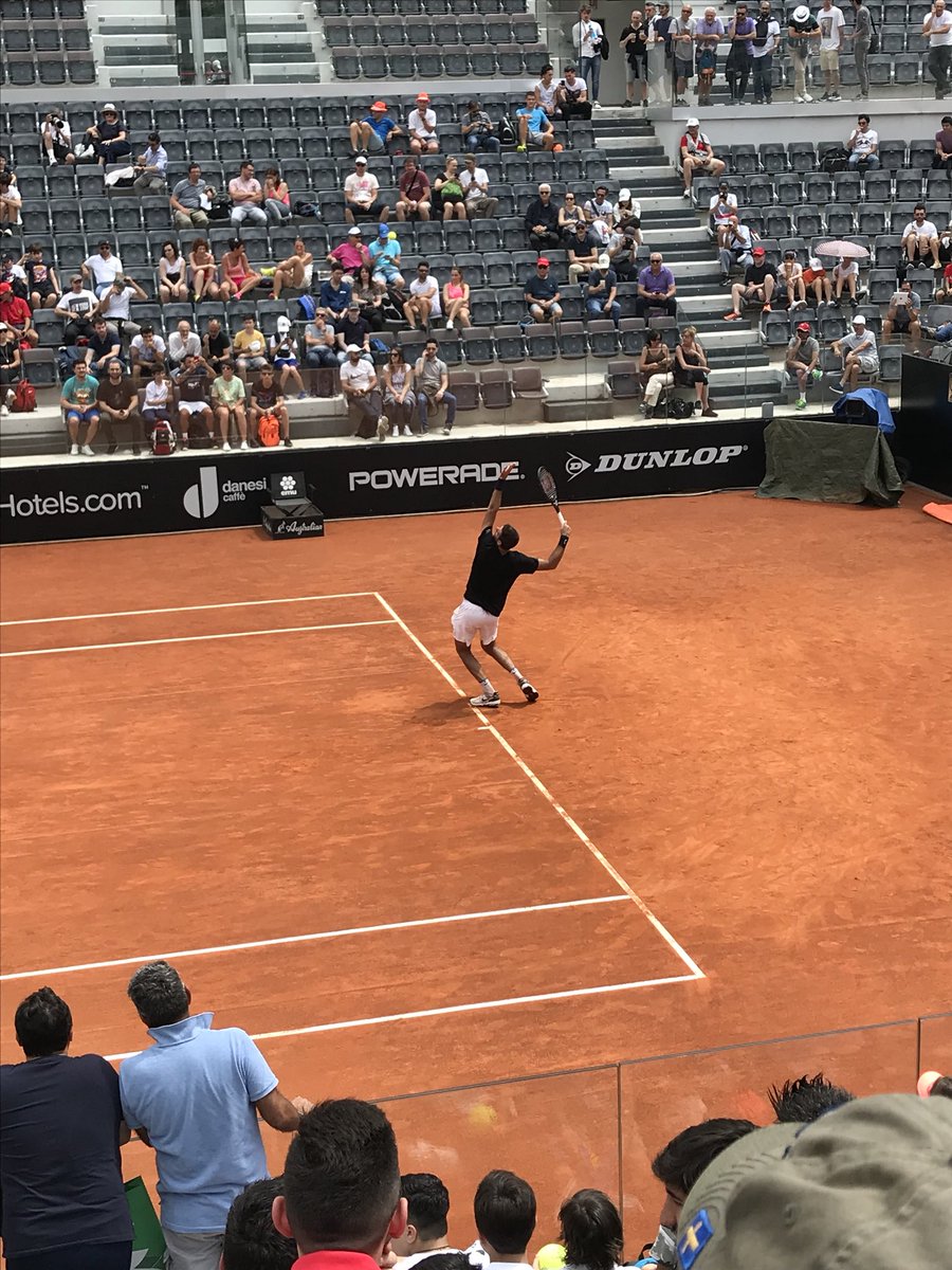 Fedexme's tweet photo. Ready to start #ibi18 @delpotrojuan training at @InteBNLdItalia @SuperTennisTv #Fit https://t.co/SJrJxeQ8mc