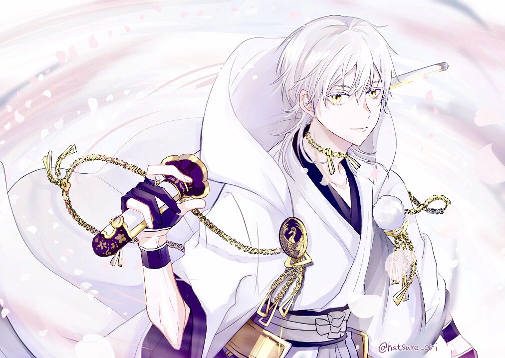 刀剣乱舞 鶴丸国永 はつれのイラスト 刀剣乱舞 鶴丸国永 はつれのイラスト