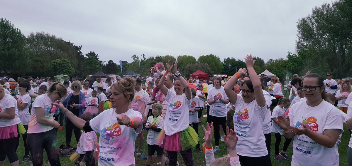 GHR_Dorset's tweet photo. We're at the @weldmar Colour Run at Lodmoor Country Park in #Weymouth. Come and enjoy the event and live music #WeldmarColour #Dorset. https://t.co/xcaY3zKkY8