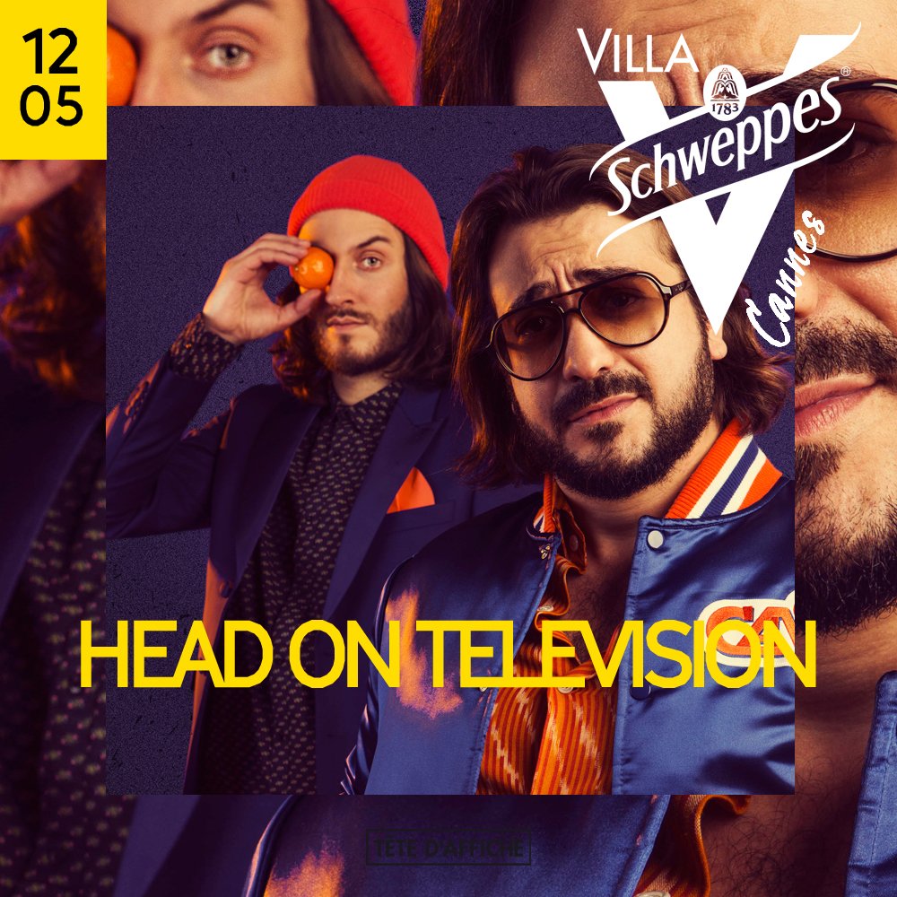 VillaSchweppes's tweet photo. Envie de voir @HeadonTv à la Villa Schweppes de Cannes ce soir ? Follow + RT pour tenter de gagner vos entrées. Résultats à 17h ! #VillaSchweppes #Cannes2018 https://t.co/pvF1vABDkz