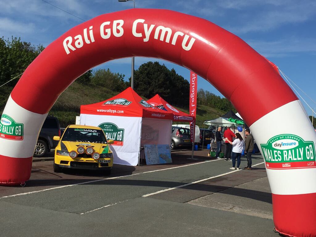 WRCScotland's tweet photo. All set up for PromXtra at Colwyn Bay. Great to be working with @eventsconwy and @NWalesCarClub to promote the 2018 event. 

#WRGB #WRC https://t.co/xvi3sjEna8