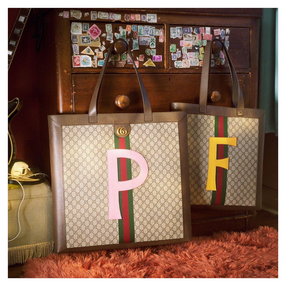 gucci see through bag