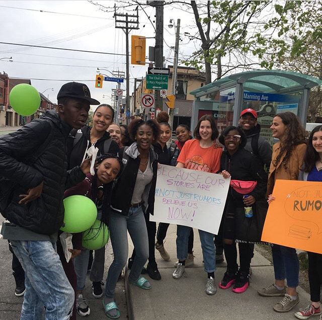 NotJustRumours's tweet photo. Thank you to everyone who walked out of class yesterday to support this movement! If they didn't hear us before, they definitely hear us now! &amp; they won't stop hearing from us until we see change happen!! Because our voices are #NotJustRumours https://t.co/uglIkvvCUE