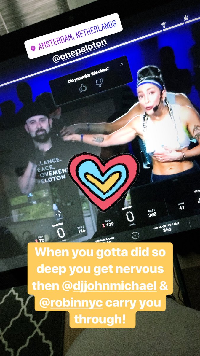 IrishEyes1982's tweet photo. HOT DAMN! @DJJohnMichael51 & @RobinNYC BROUGHT it! Liquid awesome all over the damn place... #OnePeloton #ExPatRider #Amsterdam https://t.co/jYpRd1mHiD
