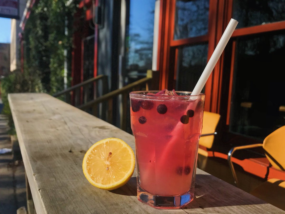 One day only: $4 sparkling blueberry lemonade!!! Brunswick location only #opencityhalifax #ilovelocalhfx