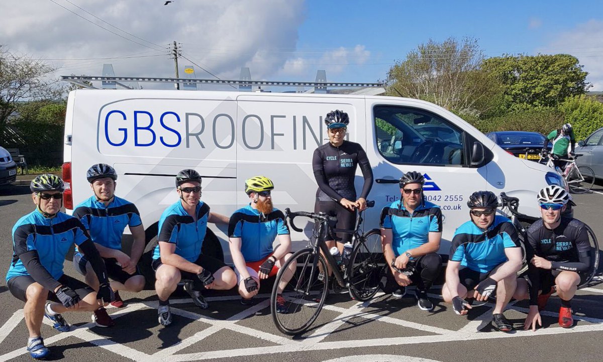 GBSRoofingLtd's tweet photo. A fantastic day for the #SQSCycleChallenge in aid of @NSPCCNI 
@GBSRoofingLtd is at the halfway point and looking good! 
We’ve raised £800 so far &amp; still time to donate before #TeamGBSRoofing crosses the finish line 
https://t.co/yjcDAQmaQS
@NSPCC #everychildhood @SQS_GROUP https://t.co/x5MvJM1JLO