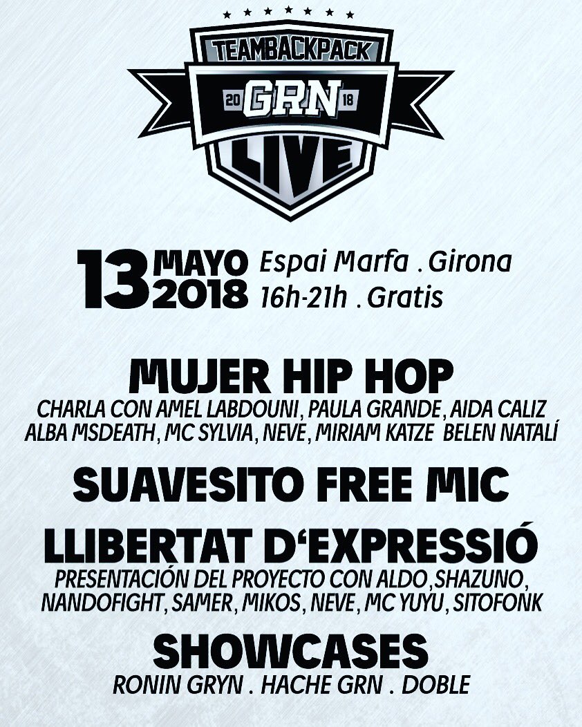 Mañana!! Rap y HipHop. Beats &amp; Bars.