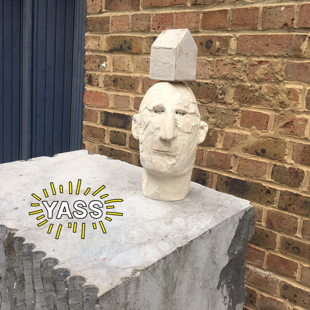 This lil guy by the excellent Jame Muir says hey and that our studio doors are ✨OPEN!✨ Come by to get a behind-the-scenes peek of a working studio. Sat&amp;Sun 11am-6pm.  #Peckham #dulwichfestival #openstudio #hiddenlondon