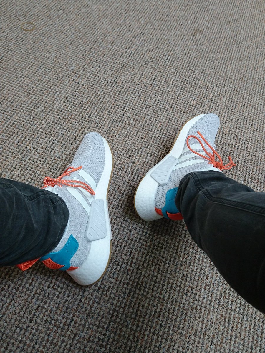 StarshapedPaul's tweet photo. Summer kicks are here, don't tell my misses #nmdR2 #nmdsummer https://t.co/3VzbyrMURO