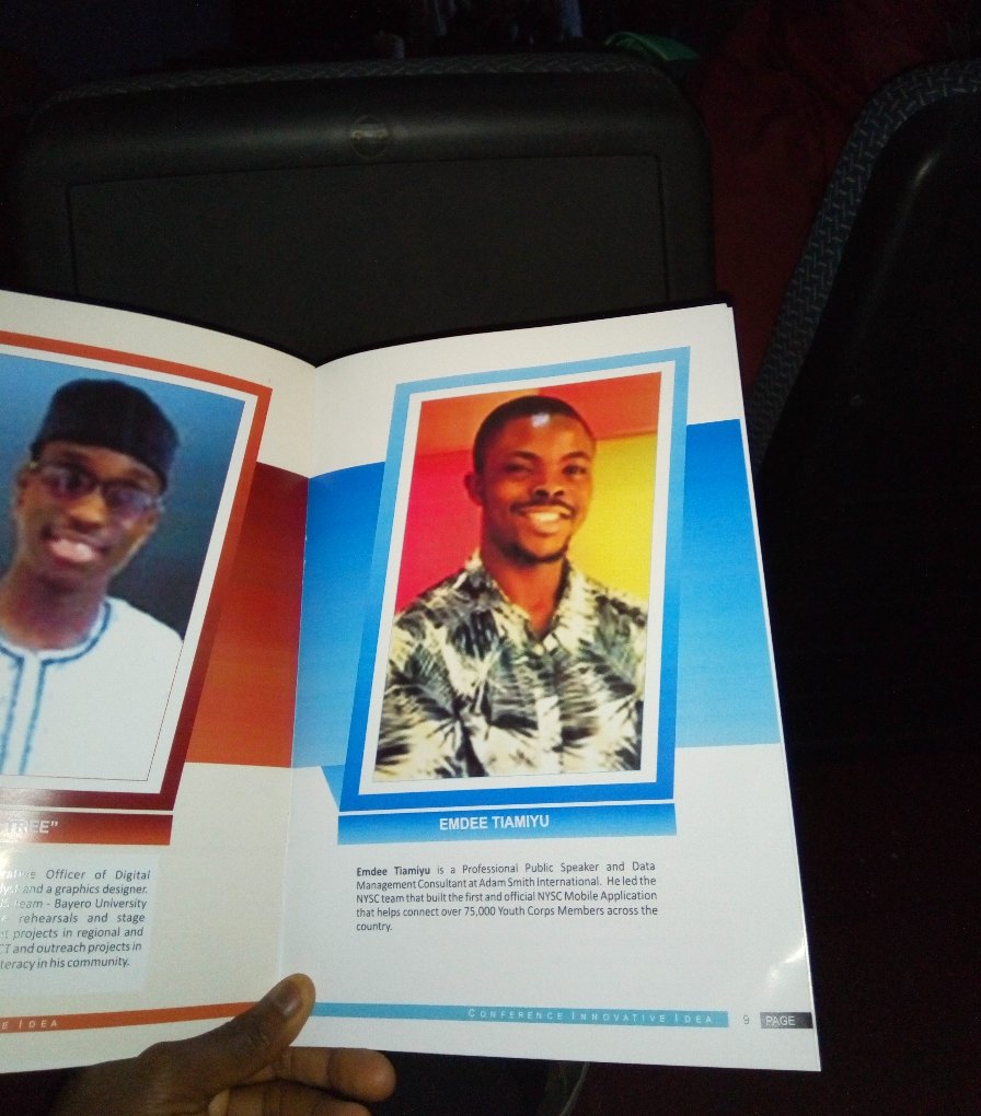 EmdeeTiamiyu's tweet photo. I'm SPEAKING LIVE at the Conference of Innovative Ideas (Kano Nigeria). I'll be showcasing TRIPS - using Technology to power our Public Service. It's about time #COII_18 #DDHub. #EmdeeTiamiyu #LifeOfASpeaker #YouHaveARightToBeMotivated https://t.co/dSZkwSB46R