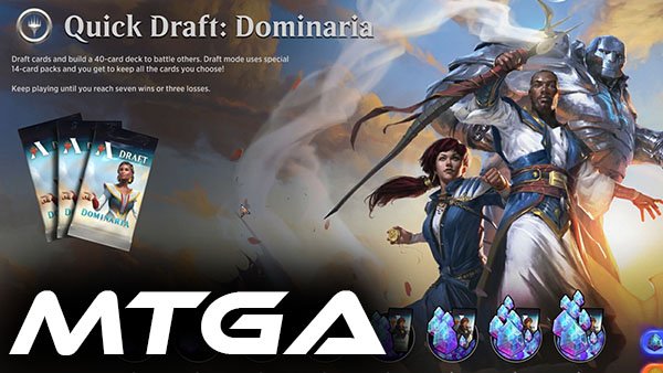 marek_bc's tweet photo. Nouvelle vidéo #MTGArena , et cette fois-ci on teste le format Draft sur l'extension #Dominaria ! Rendez-vous aujourd'hui 15h.
#MagicTheGathering #MTG https://t.co/k1aDkzIxwX